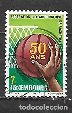 Sellos: 1983: 50 Aniversario de la asociaci&oacute;n nacional de baloncesto (usado)
