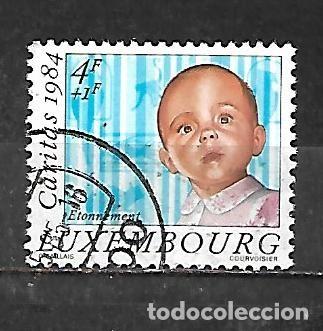 Sellos: 1984: Caritas. Expresiones de ni&ntilde;os - Sorpresa (usado)