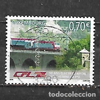 Sellos: 2006: 50 Aniversario de la electrificaci&oacute;n de los trenes luxemburgueses (usado)