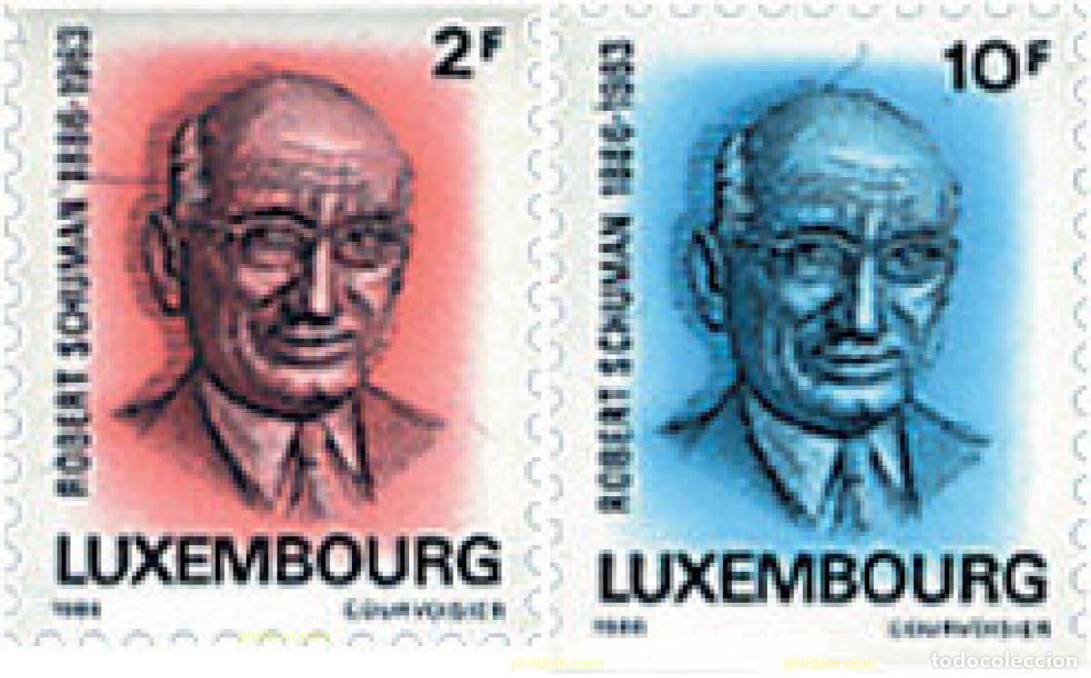 Sellos: 277517 MNH LUXEMBURGO 1986 CENTENARIO DEL NACIMIENTO DE ROBERT SCHUMANN