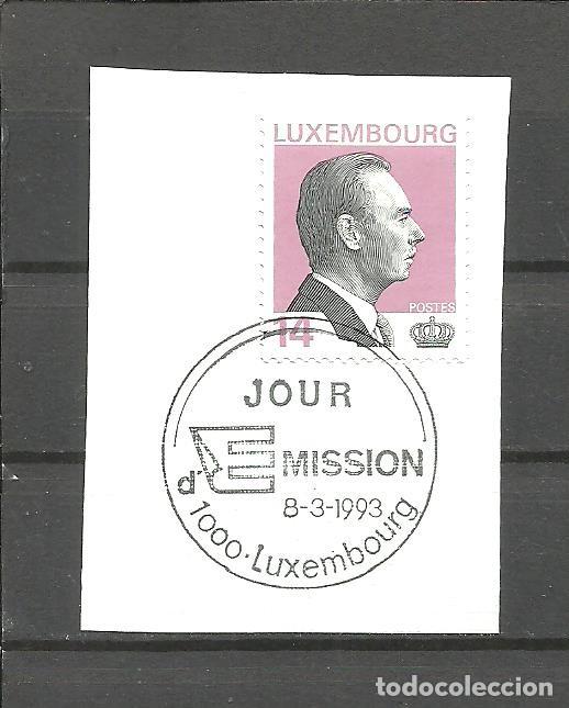 Sellos: LUXEMBURGO 1993 - YVERT NRO. 1262 - FRAGMENTO - USADO
