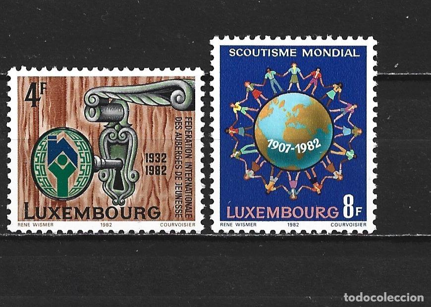 Sellos: LUXEMBURGO YVERT NUM. 1010/1011 ** SERIE COMPLETA SIN FIJASELLOS