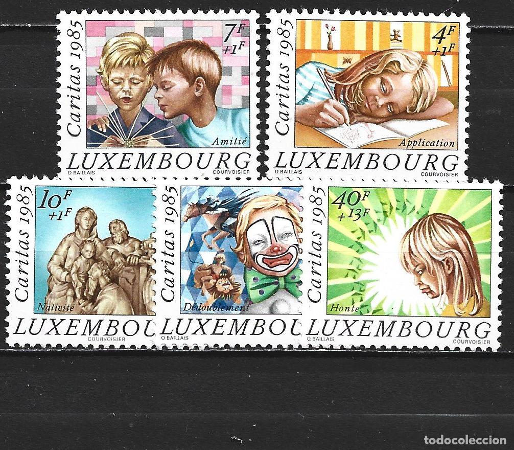 Sellos: LUXEMBURGO YVERT NUM. 1088/1092 ** SERIE COMPLETA SIN FIJASELLOS