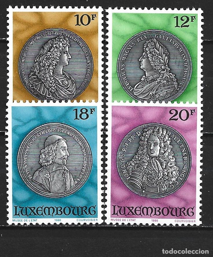 Sellos: LUXEMBURGO YVERT NUM. 1094/1097 ** SERIE COMPLETA SIN FIJASELLOS