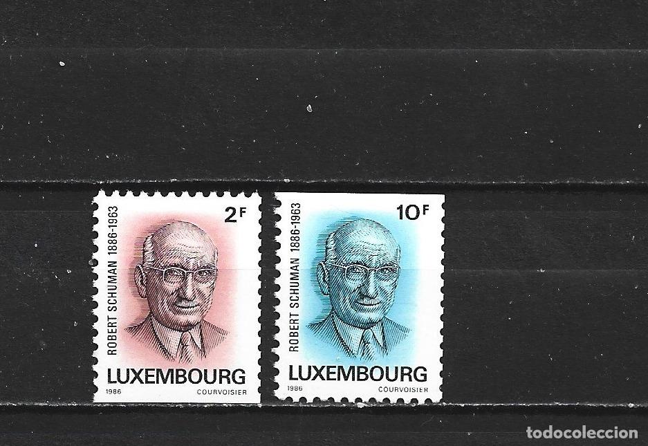 Sellos: LUXEMBURGO YVERT NUM. 1106/1107 ** SERIE COMPLETA SIN FIJASELLOS