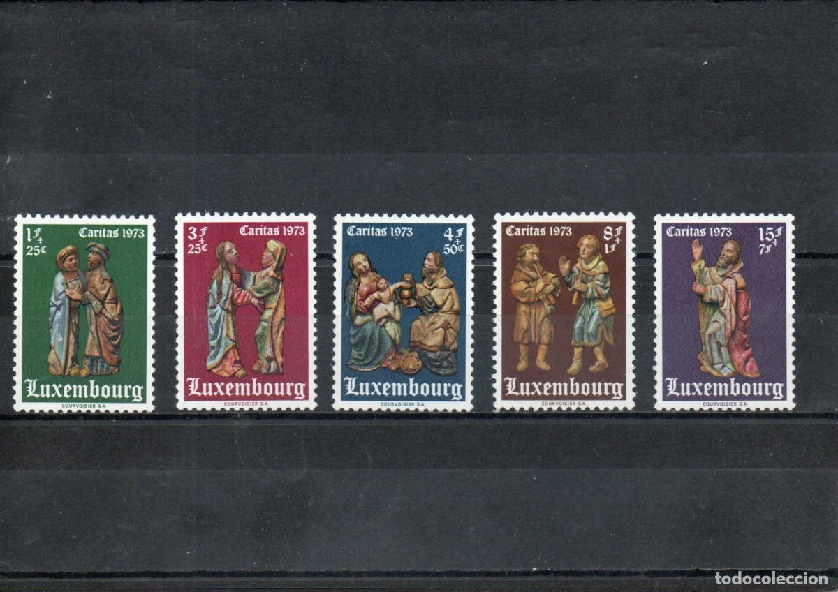 Briefmarken: LUXEMBURGO. CARITAS. DETALLES DEL RETABLO DEL ERMITAGE DE HACHIVILLE