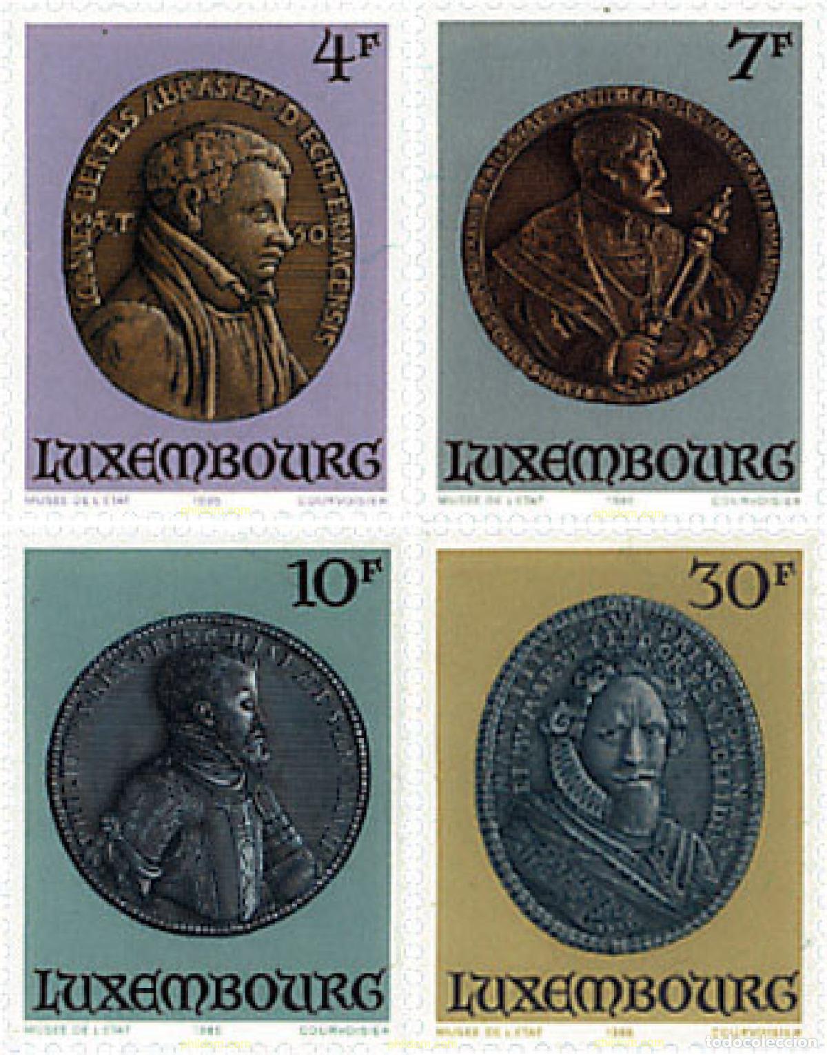 Sellos: 97608 MNH LUXEMBURGO 1985 MEDALLAS