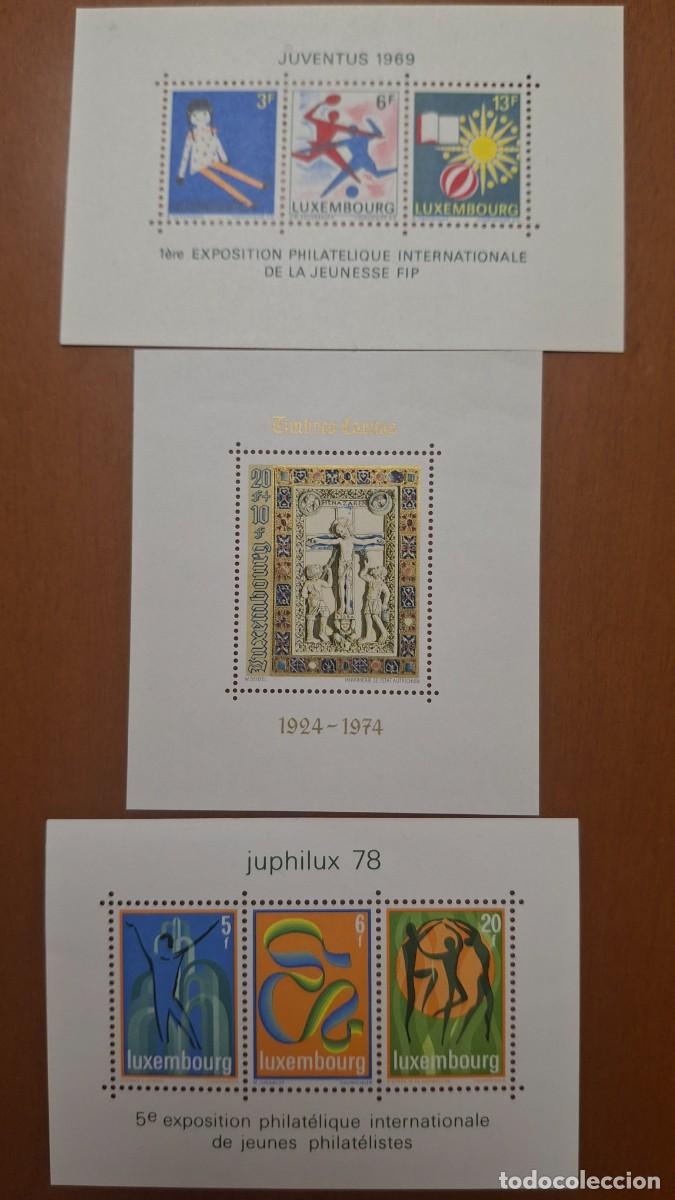 Sellos: HB61 HOJITAS BLOQUE de LUXEMBURGO en NUEVO ideal para tematicas (leer descripcion)