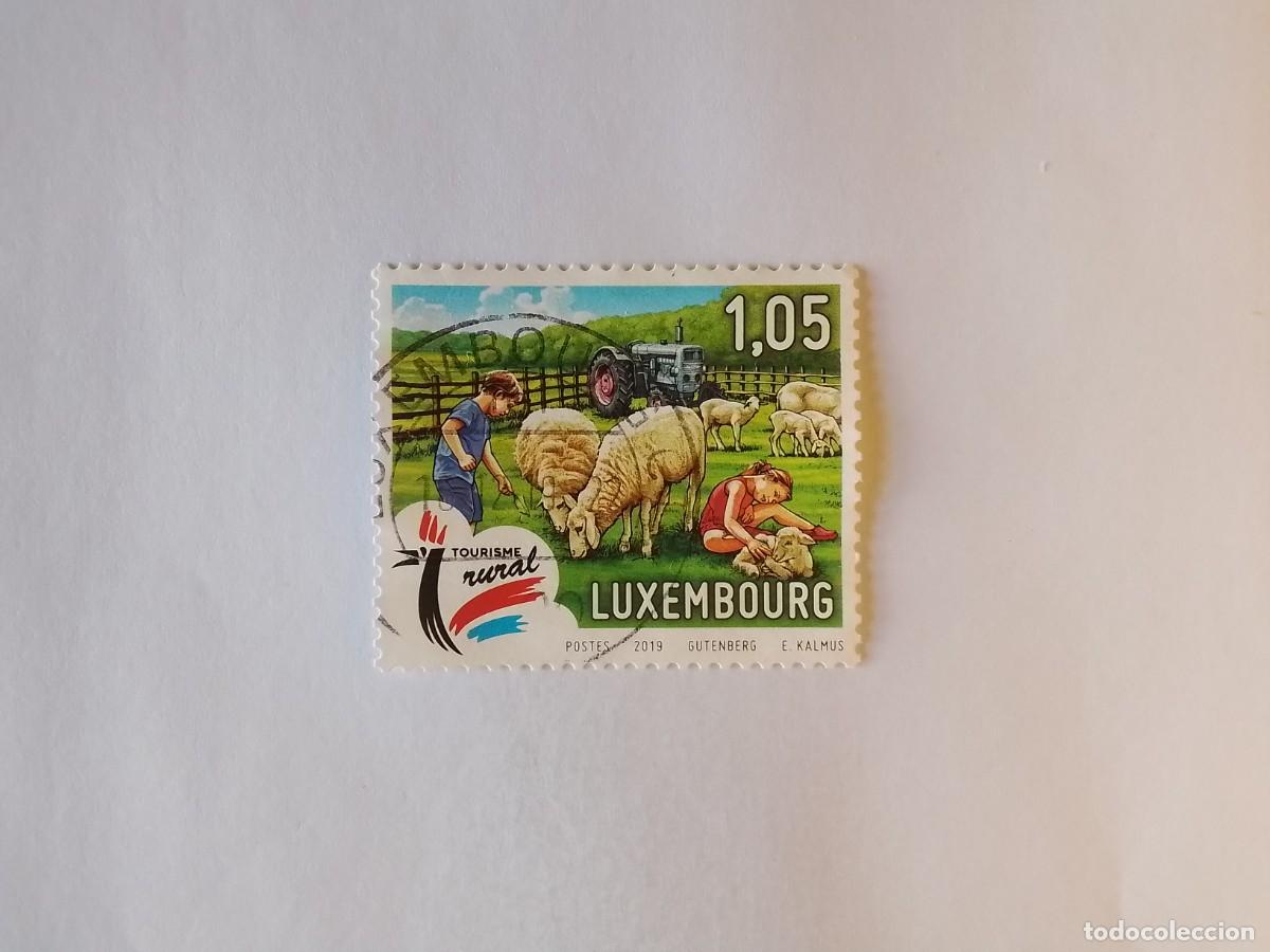 Stamps: A&Ntilde;O 2019 LUXEMBURGO SELLO USADO