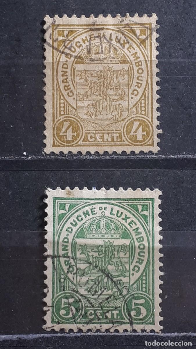 Sellos: LUXEMBURGO. A&Ntilde;O 1907. &deg;. YVERT 91/2