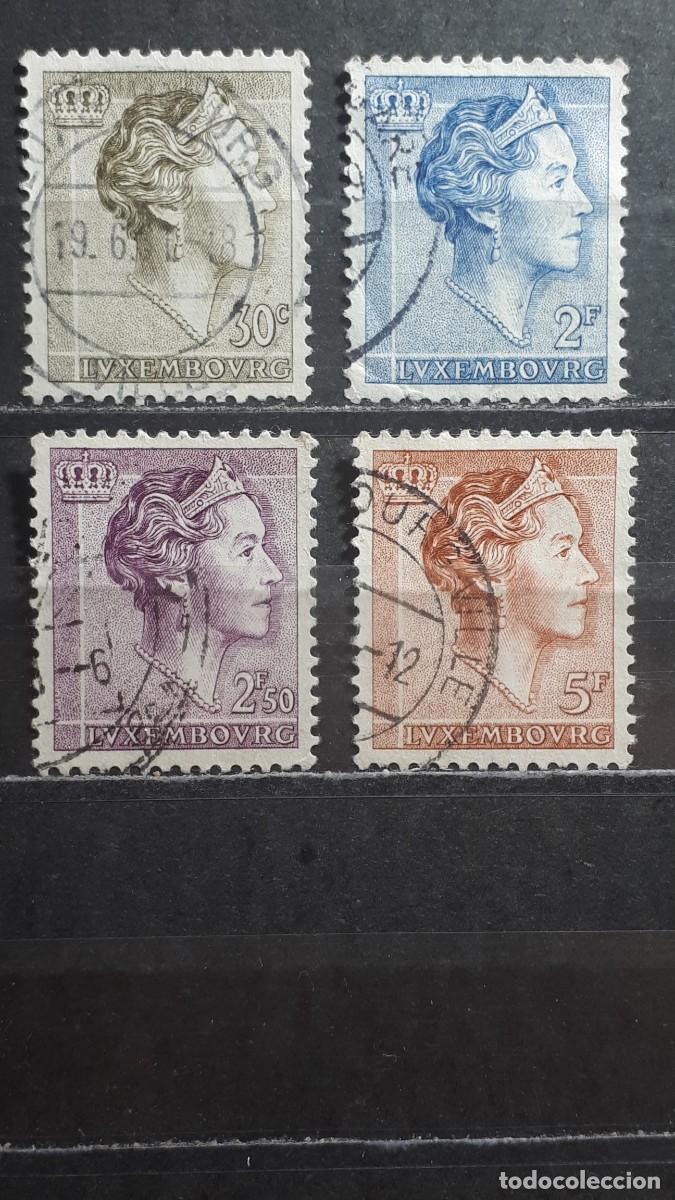 Sellos: LUXEMBURGO. A&Ntilde;O 1960-4. &deg;. YVERT 581 584/6