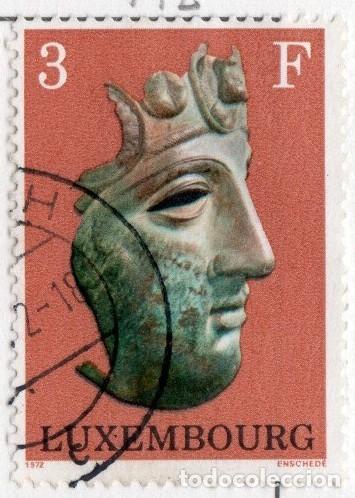 Sellos: Luxemburgo. M&aacute;scara de Bronce.1972. YT-941. Usado