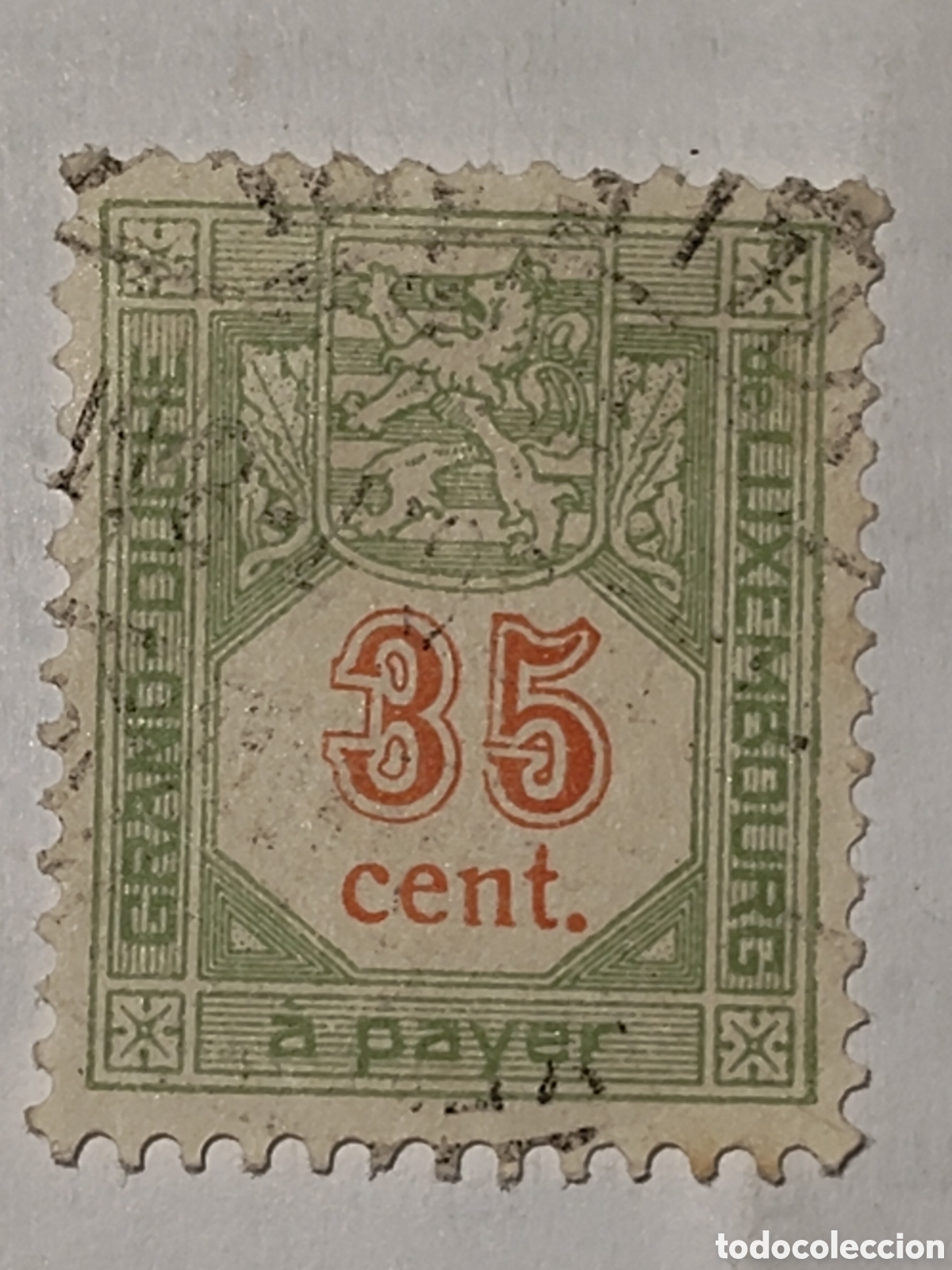 Sellos: Sello de Luxemburgo Tasas 1907