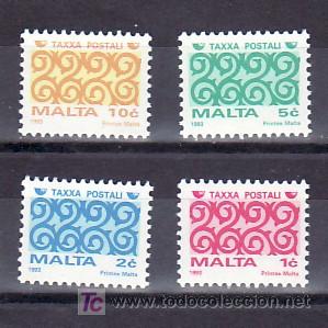 Sellos: MALTA TASA 49/52 SIN CHARNELA, - Foto 1