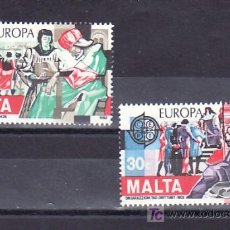 Sellos: MALTA 649/50 USADA, TEMA EUROPA 1982, HECHOS HISTORICOS, 