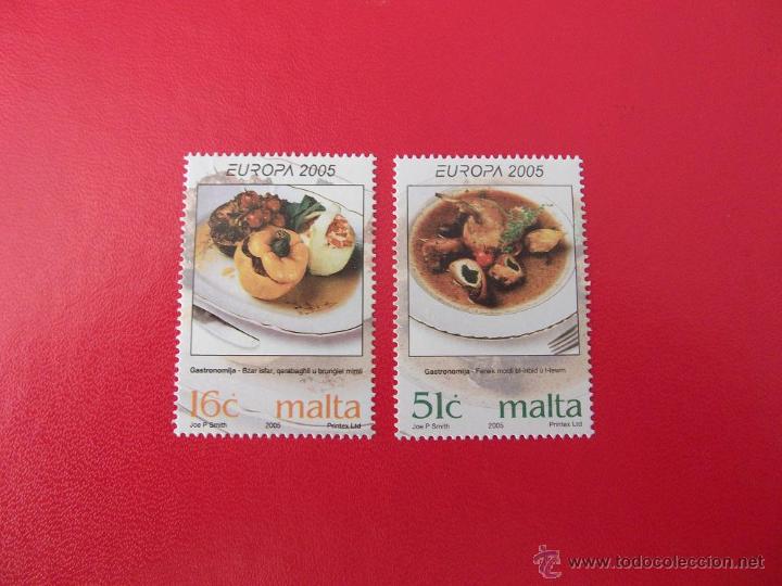 Sellos: MALTA 2005, YVERT 1363-64, SC - Foto 1