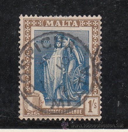Sellos: malta   96 usada, alegorias, - Foto 1