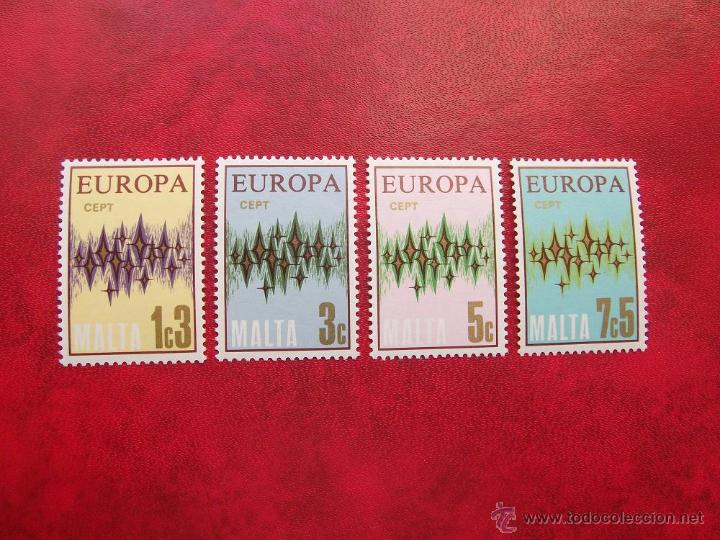 Sellos: MALTA 1972, YVERT 452-55. MNH-SC - Foto 1