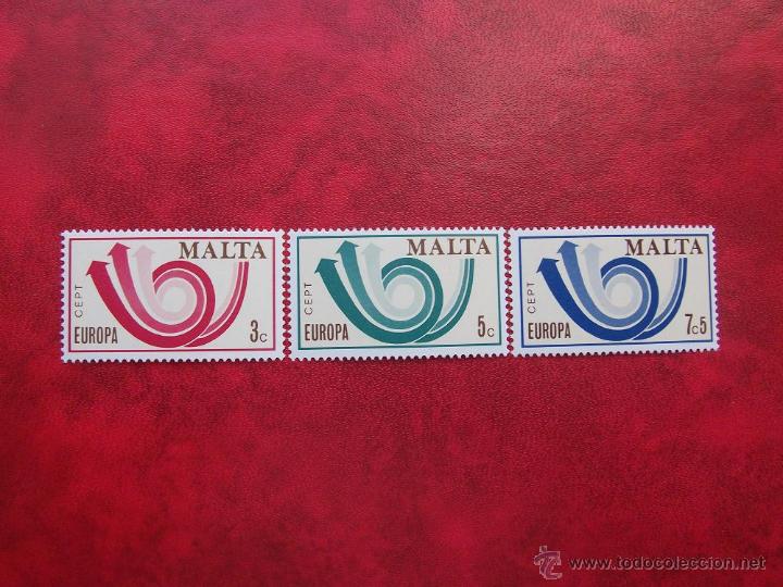 Sellos: MALTA 1973, YVERT 474-76. MNH-SC - Foto 1