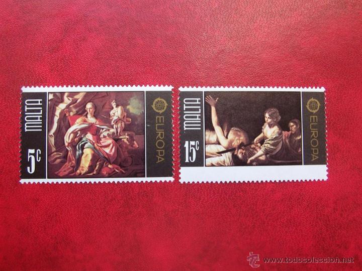 Sellos: MALTA 1975, YVERT 507-08. MNH-SC - Foto 1