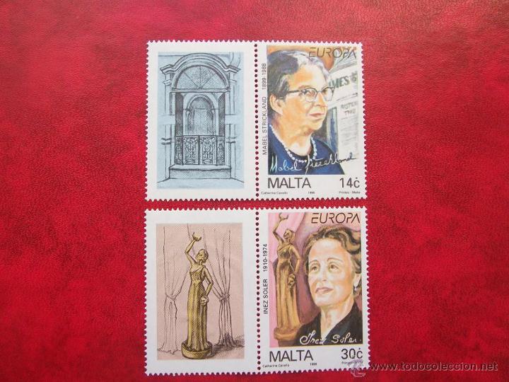 Sellos: MALTA 1996, YVERT 958-59. MNH-SC - Foto 1