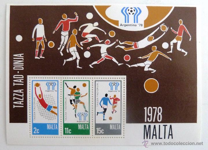 Sellos: HB MALTA 1978. NUEVA. ARGENTINA 78. - Foto 1