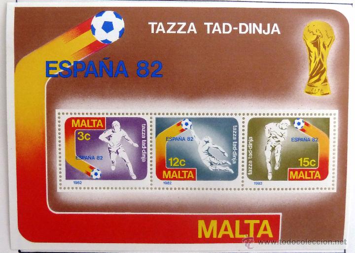 Sellos: HB MALTA 1982. ESPA&Ntilde;A 82. NUEVA. - Foto 1