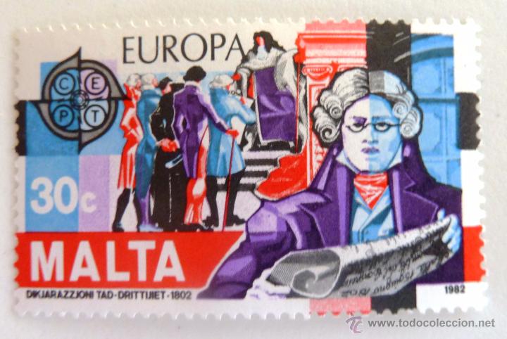 Sellos: SELLOS MALTA 1982. NUEVO. - Foto 1