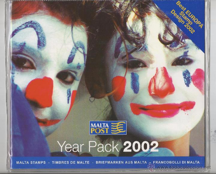 Sellos: Malta 2002 - Year pack 2002 - Foto 1