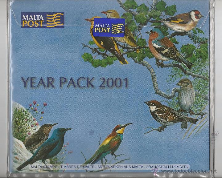 Sellos: Malta 2001 - Year pack 2001 - Foto 1