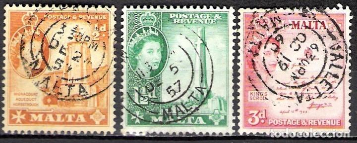 Sellos: MALTA 1956 - USADO - Foto 1