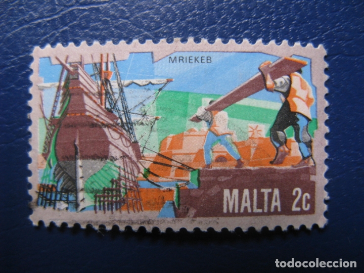 Sellos: malta, sello usado - Foto 1