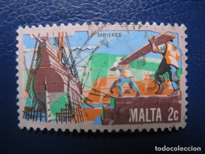 Sellos: malta, sello usado - Foto 1