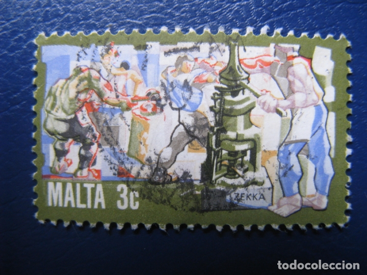Sellos: malta, sello usado - Foto 1