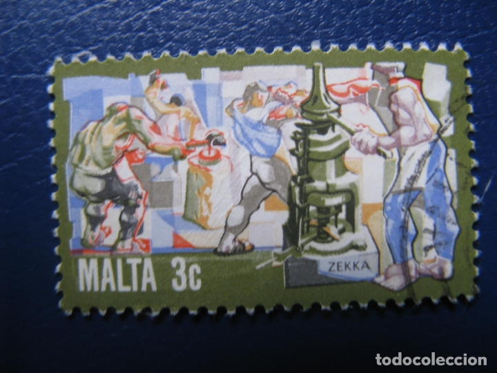 Sellos: malta, sello usado - Foto 1