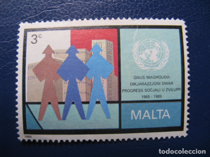 Sellos: malta, 1989 sello usado - Foto 1