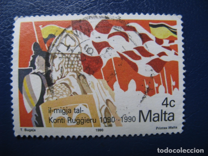 Sellos: malta, 1990 sello usado - Foto 1