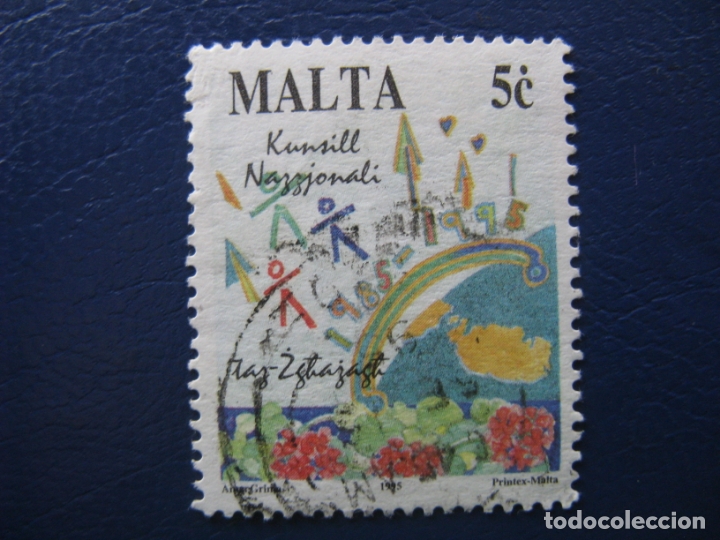 Sellos: malta, 1995 sello usado - Foto 1