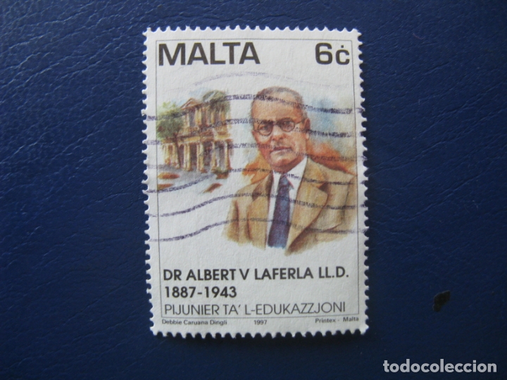 Sellos: malta, 1997 dr.albert v. laferla - Foto 1
