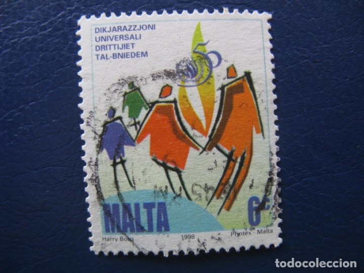Sellos: malta, 1998 sello usado - Foto 1