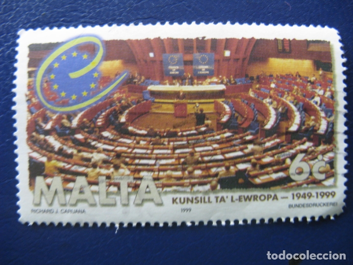 Sellos: malta, 1999 consejo de europa - Foto 1