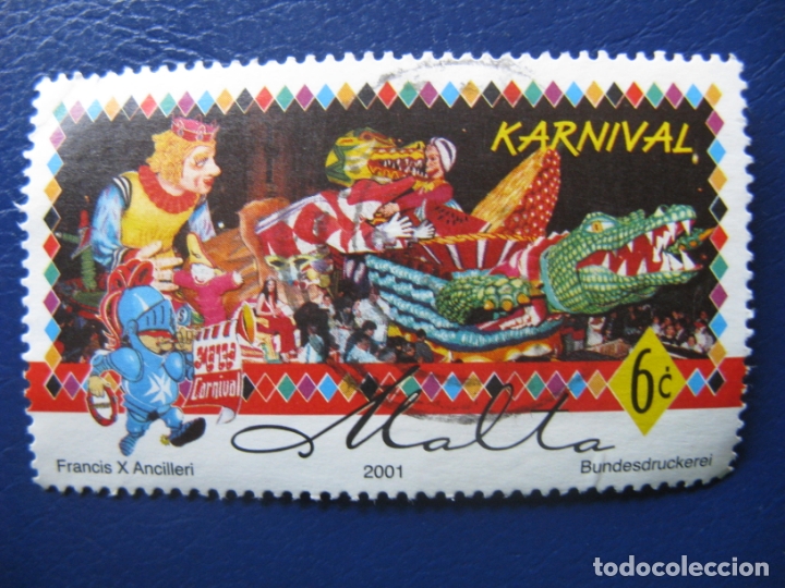 Sellos: malta, 2001 carnaval - Foto 1