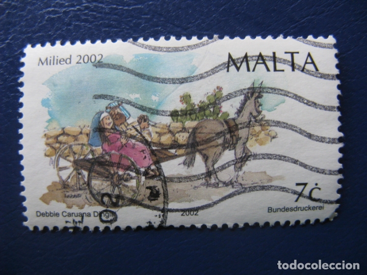Sellos: malta, 2002 sello usado - Foto 1