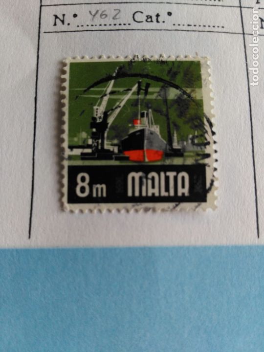 Sellos: SELLO DE MALTA IVERT 462 USADO - Foto 1