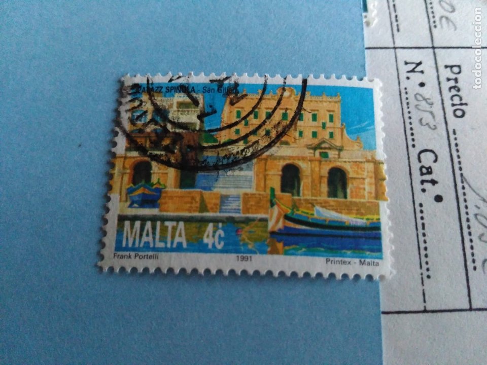 Sello De Malta Ivert 853 Usado Buy Old Stamps Of Malta At Todocoleccion