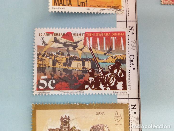 Sellos: SELLO DE MALTA IVERT 931 USADO - Foto 1