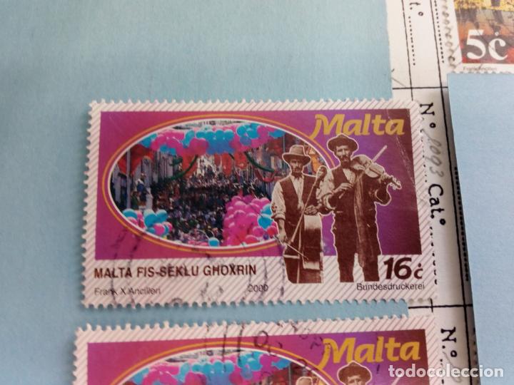Sellos: SELLO DE MALTA IVERT 1093 USADO - Foto 1