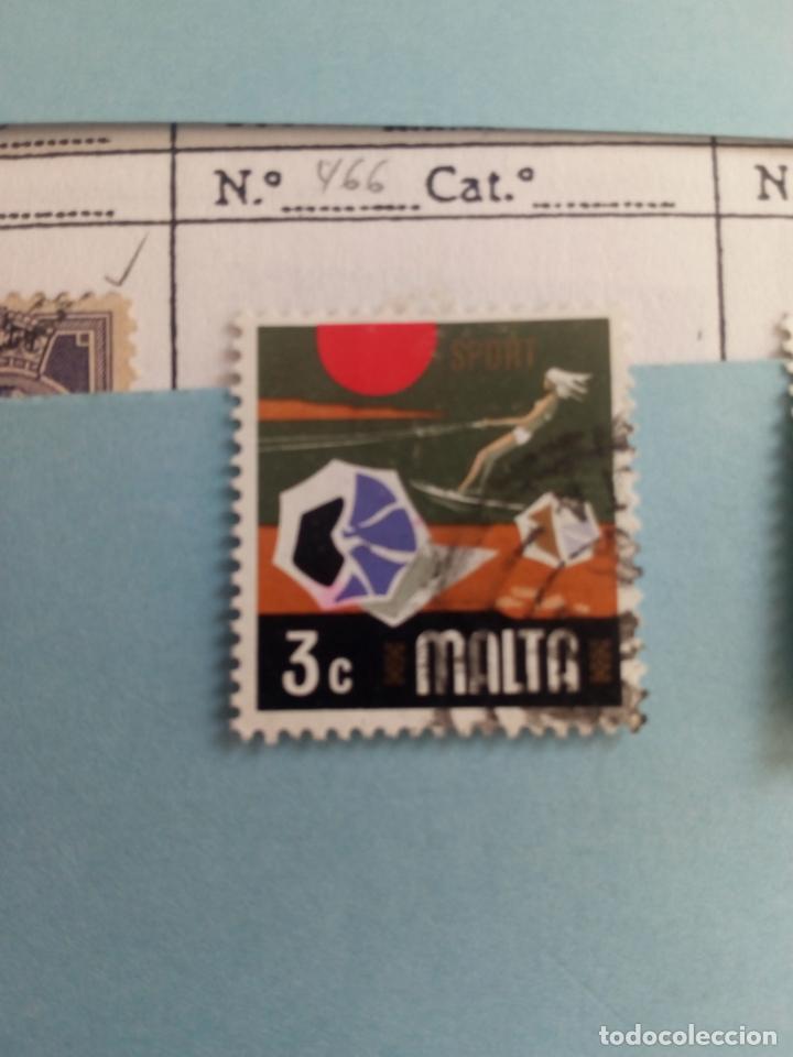 Sellos: SELLO DE MALTA IVERT 466 USADO - Foto 1