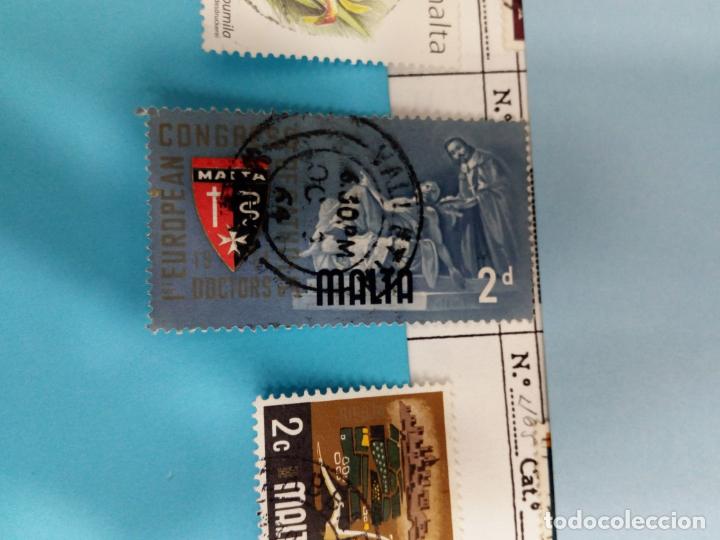 Sellos: SELLO DE MALTA IVERT 295 USADO - Foto 1