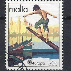 Selos: MALTA 1981 - EUROPA, FOLKLORE - SELLO USADO. Lote 205144401